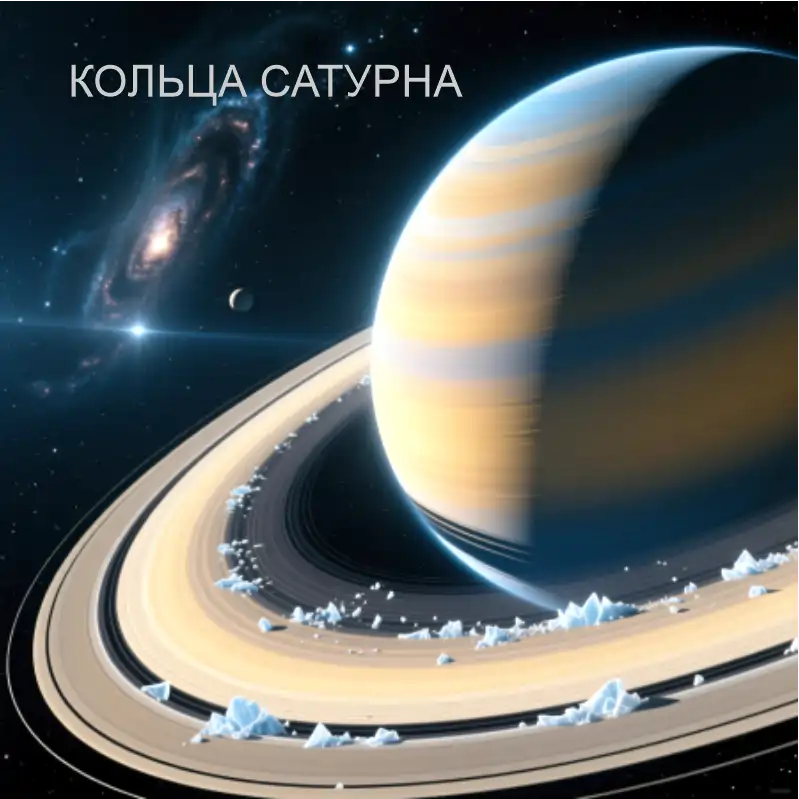 Обложка трека «Кольца Сатурна» 2025 от Виктора Кирея