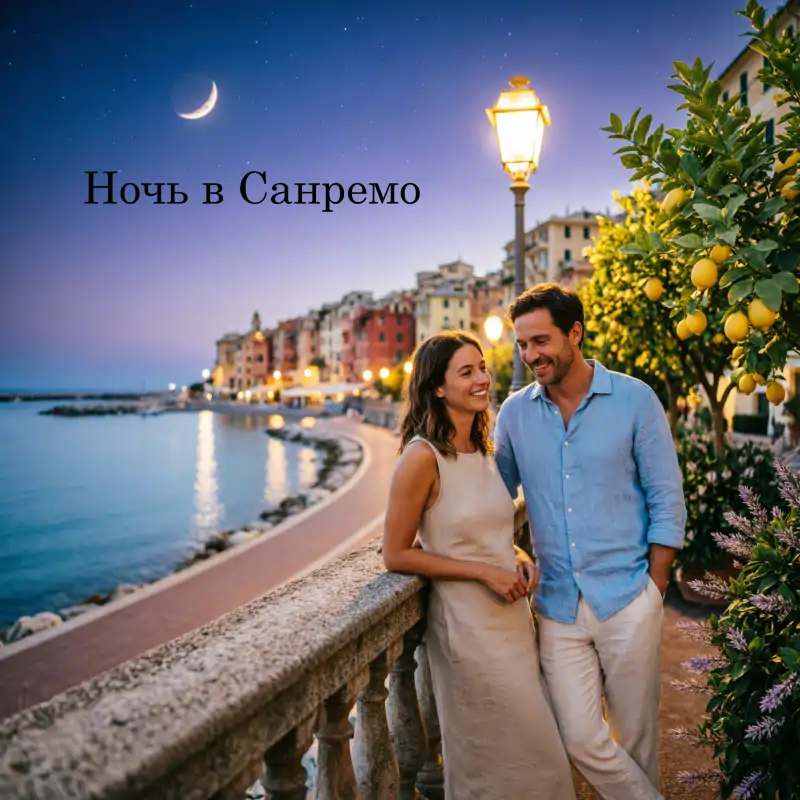 Обложка трека Ночь в Санремо